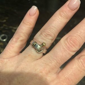 Tiffany and Company 18k gold and 925